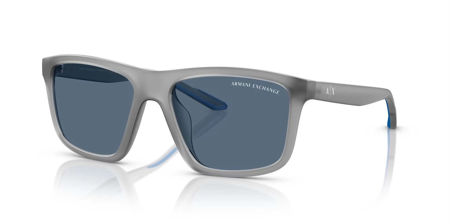 Armani Exchange vīriešu taisnstūra saulesbrilles AX4149SU