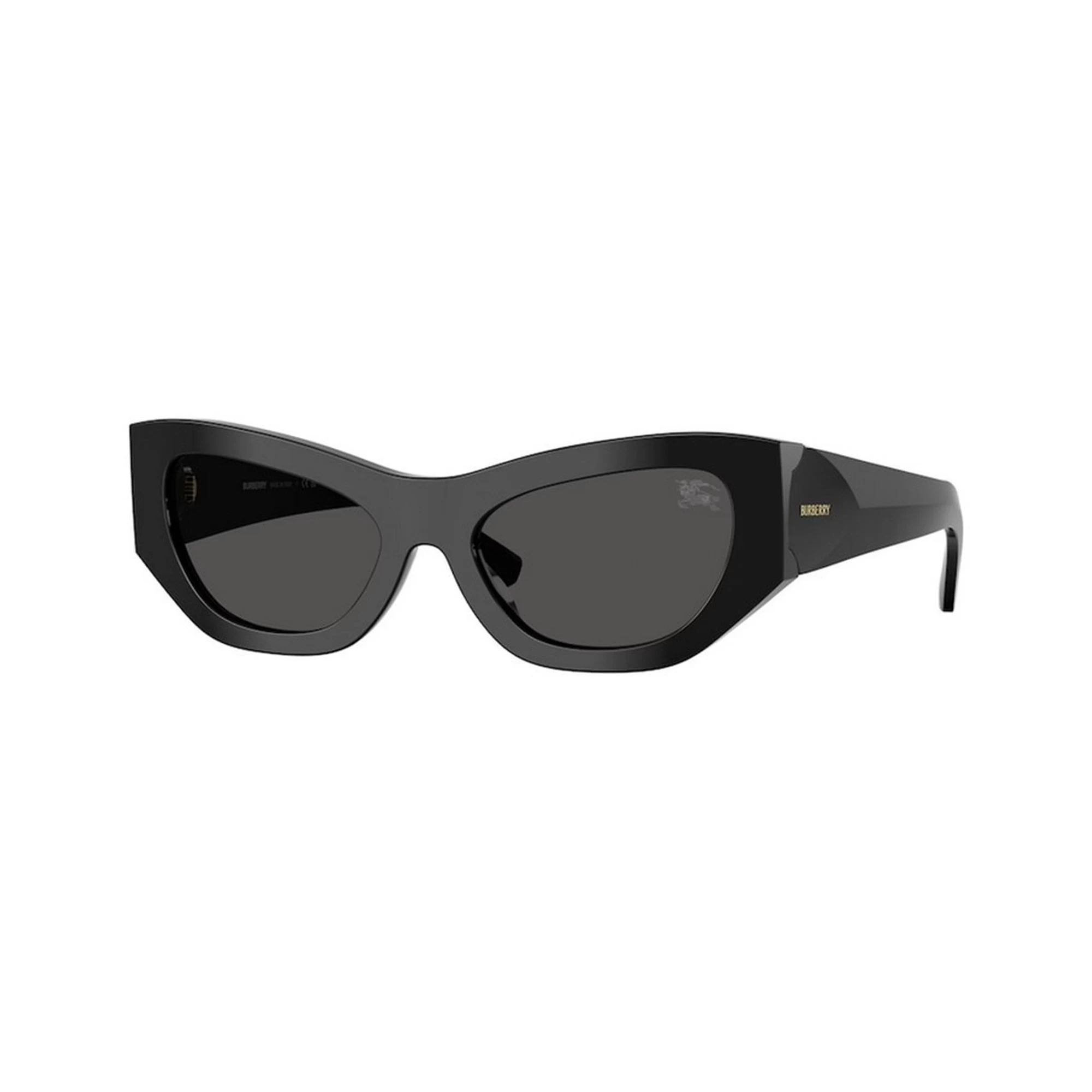 Burberry BE4450U300187 sieviešu saulesbrilles, spīdīgi melns