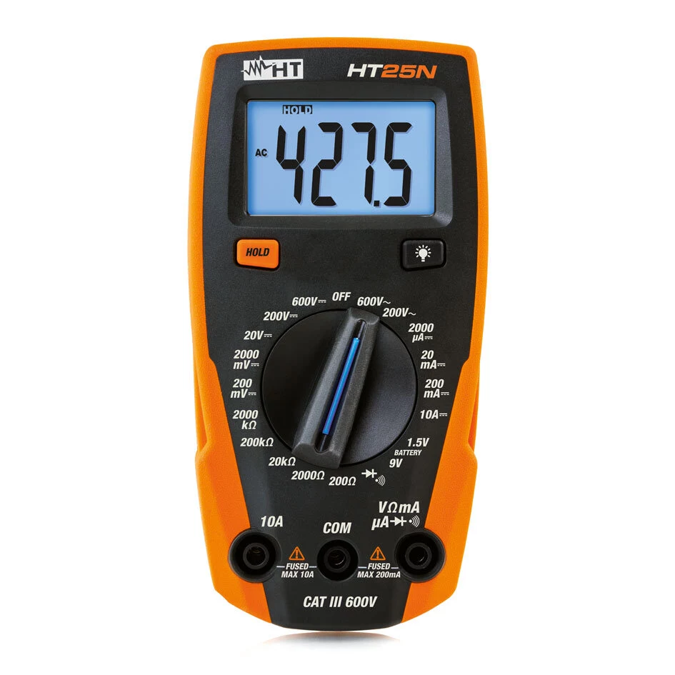 HT Instruments HT25N digitālais multimetrs CAT