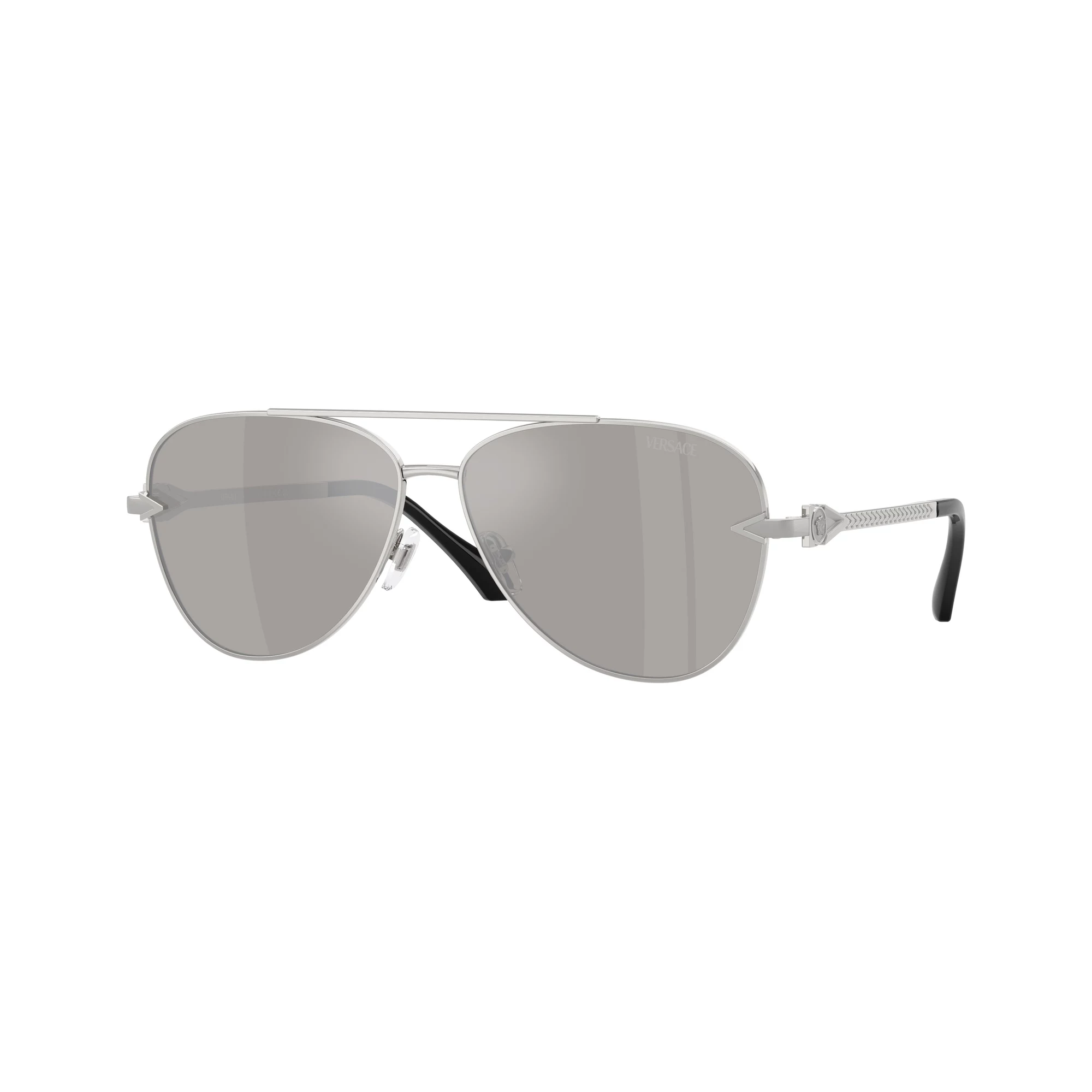 Versace VE2283-10006G vīriešu pilotastes saulesbrilles melnas/pelēkas