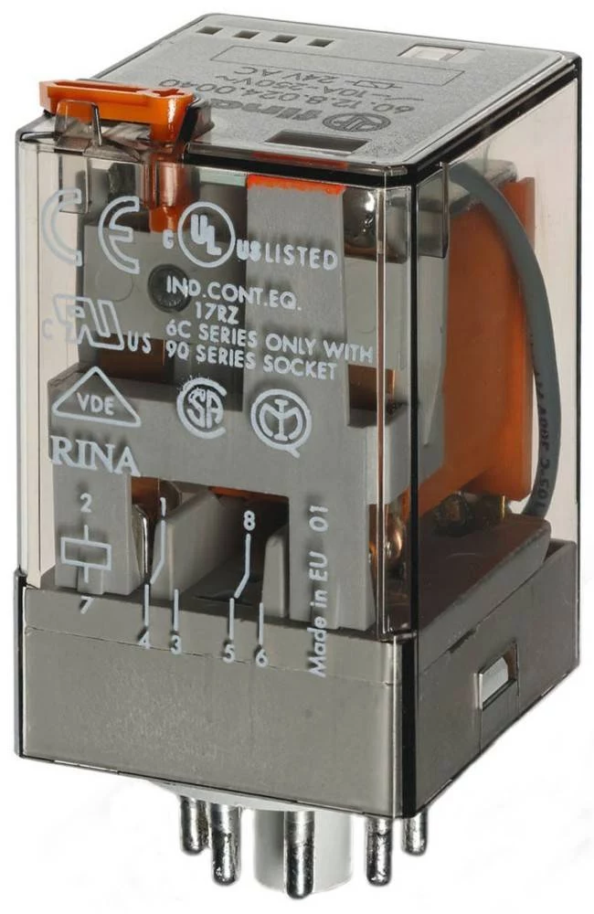 Finder industriālais relejs 12 VAC 2