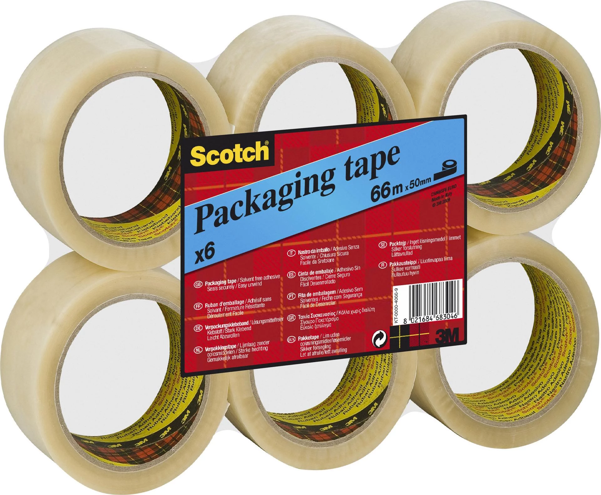 3M Scotch iepakojuma līmlente 6890, 50mm