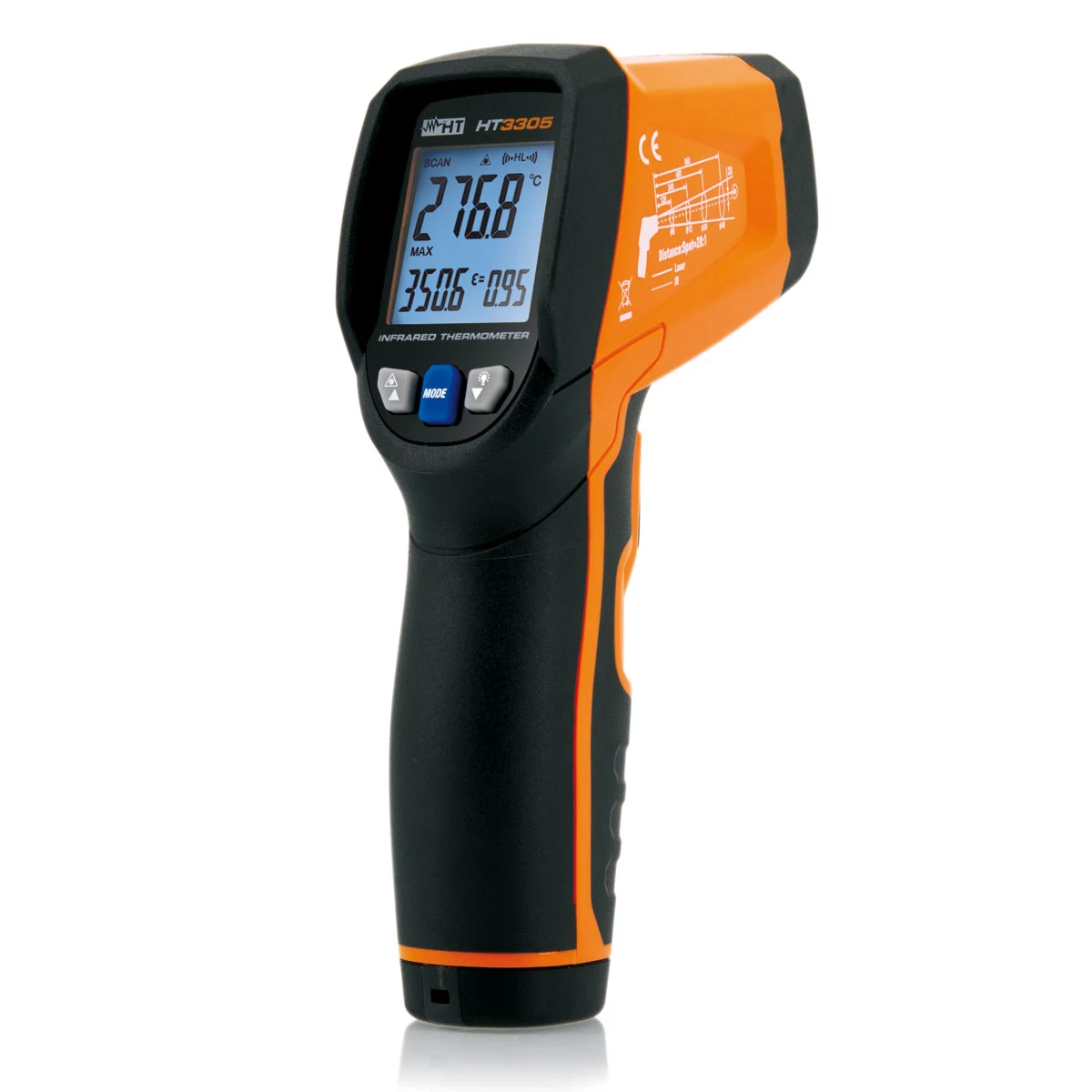 HT Instruments HT3305 Infrasarkanais termometrs 12:1