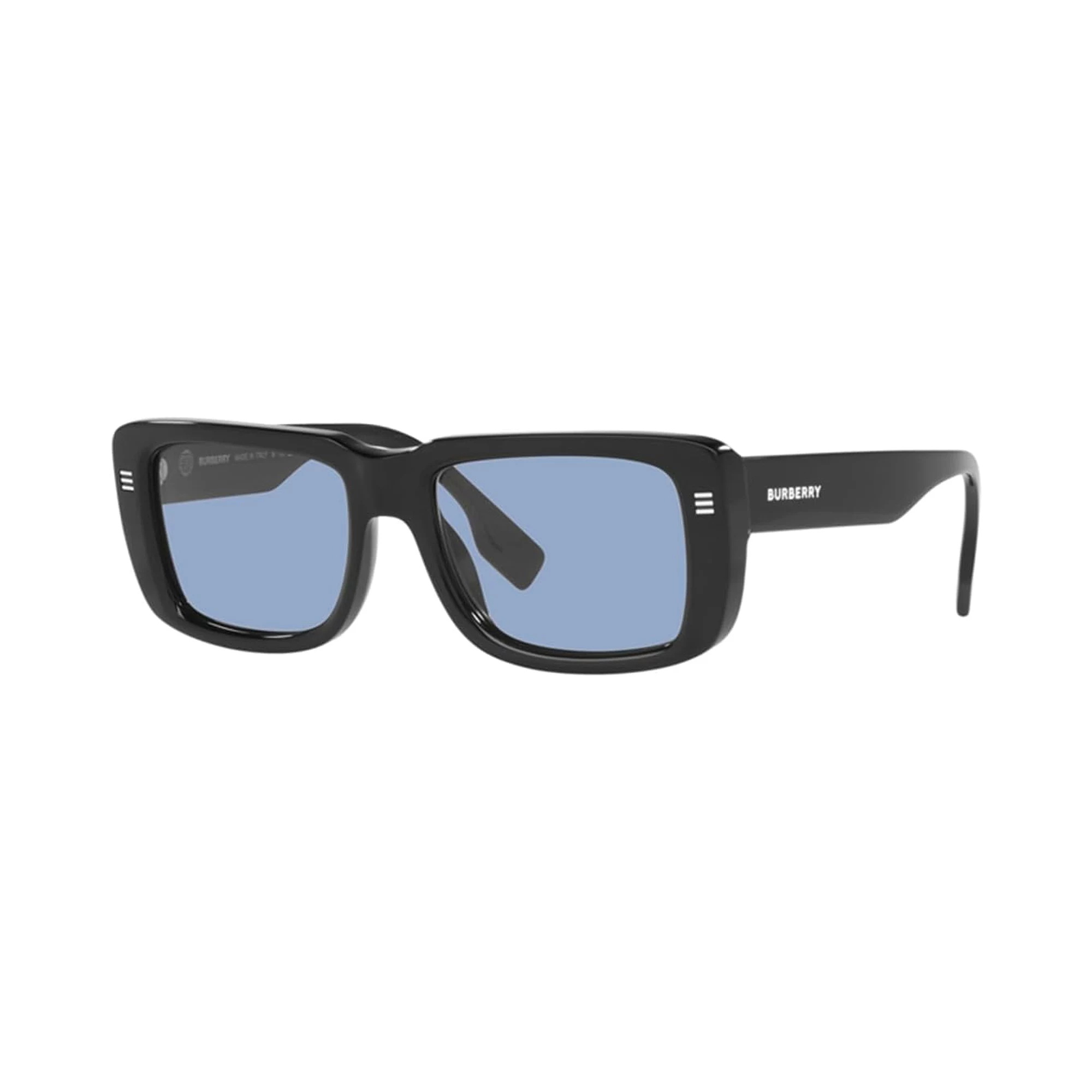 Burberry BE4376U300172 vīriešu kvadrātveida saulesbrilles, melns