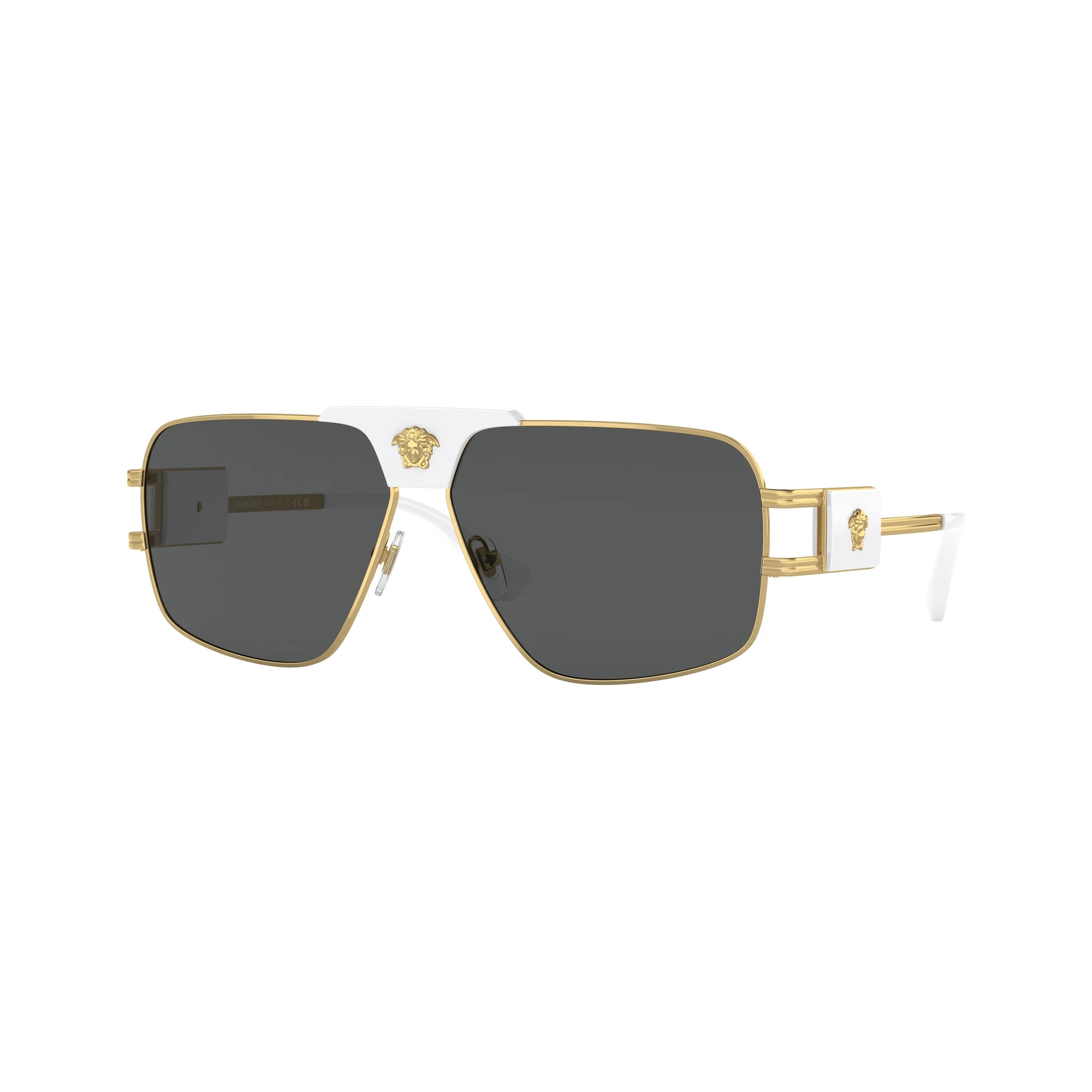 Versace VE2251-147187 vīriešu pilotstila saulesbrilles, ietvars