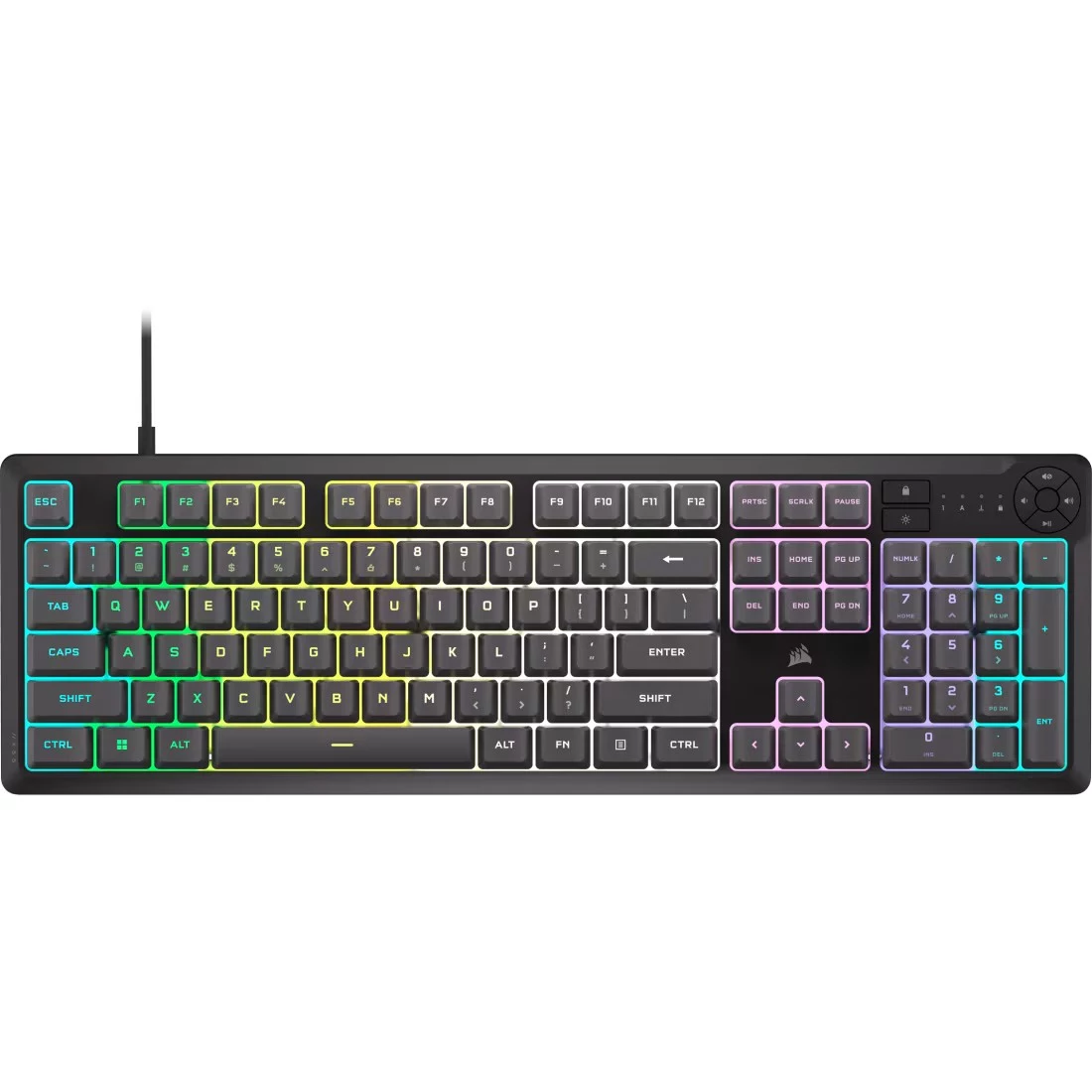 CORSAIR K55 Core RGB membrānas spēļu