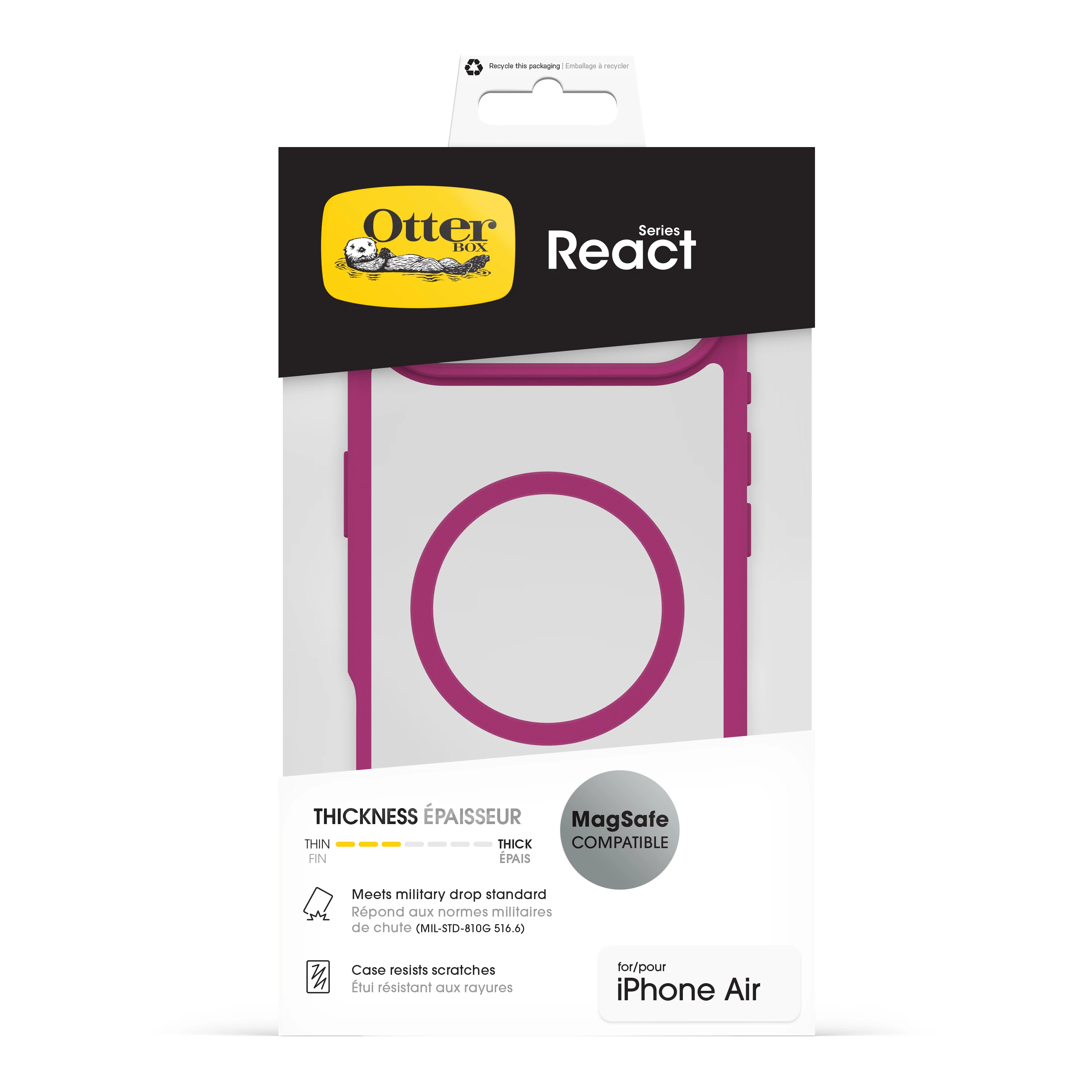 OtterBox React Series aizmugures vāciņš Apple