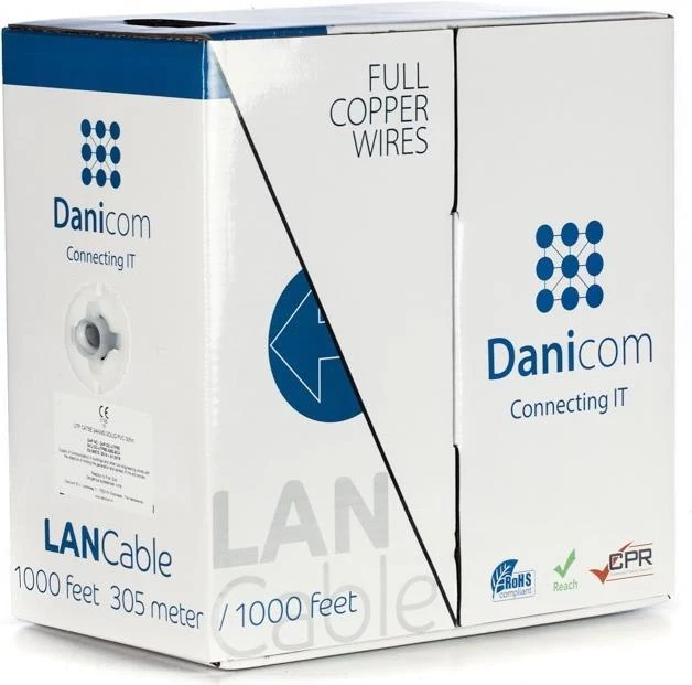 DSIT DANICOM CAT5E UTP 305m cietā