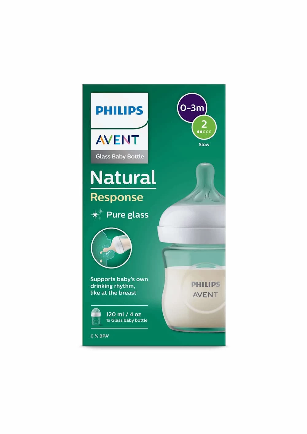 Philips Avent Natural Response stikla zīdaiņa