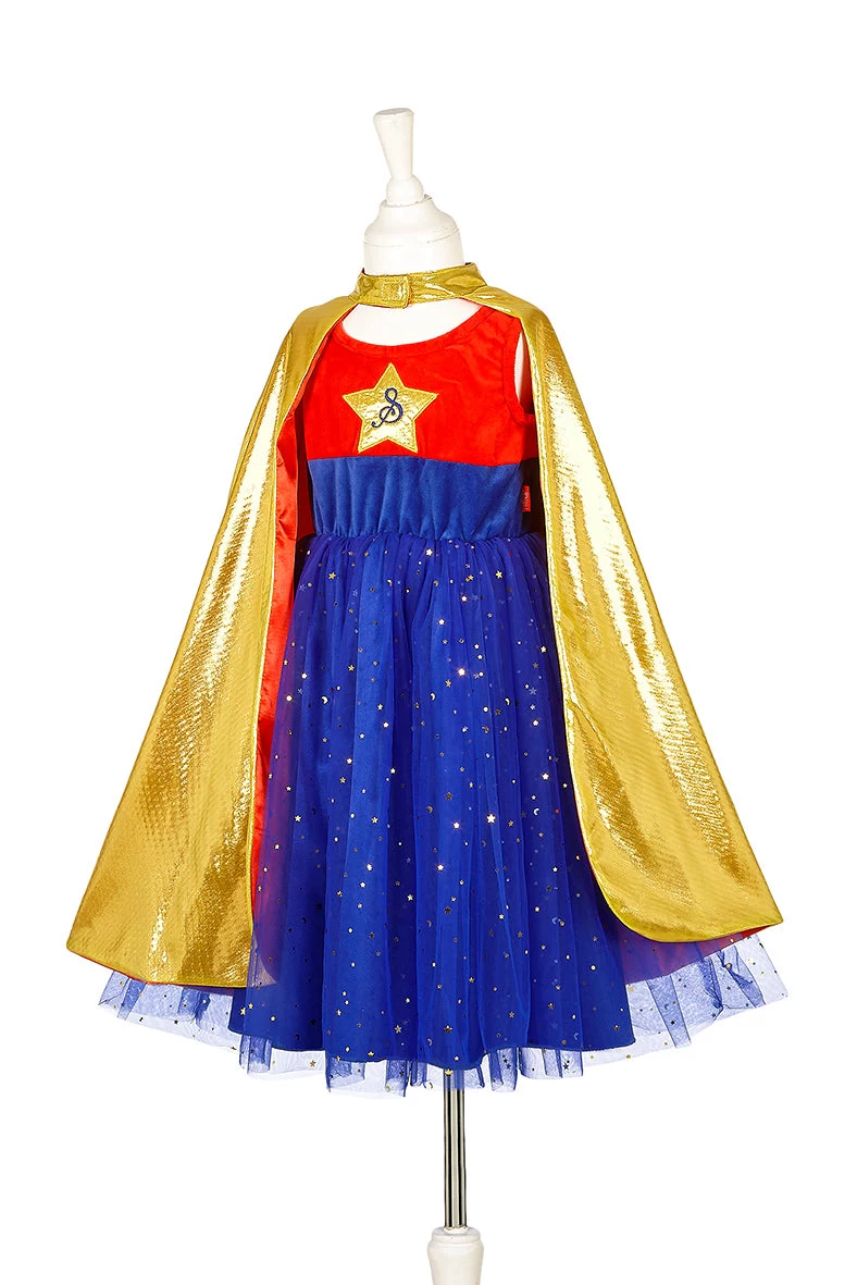 Souza! Supervaroņu kostīma kleita ar apmetni