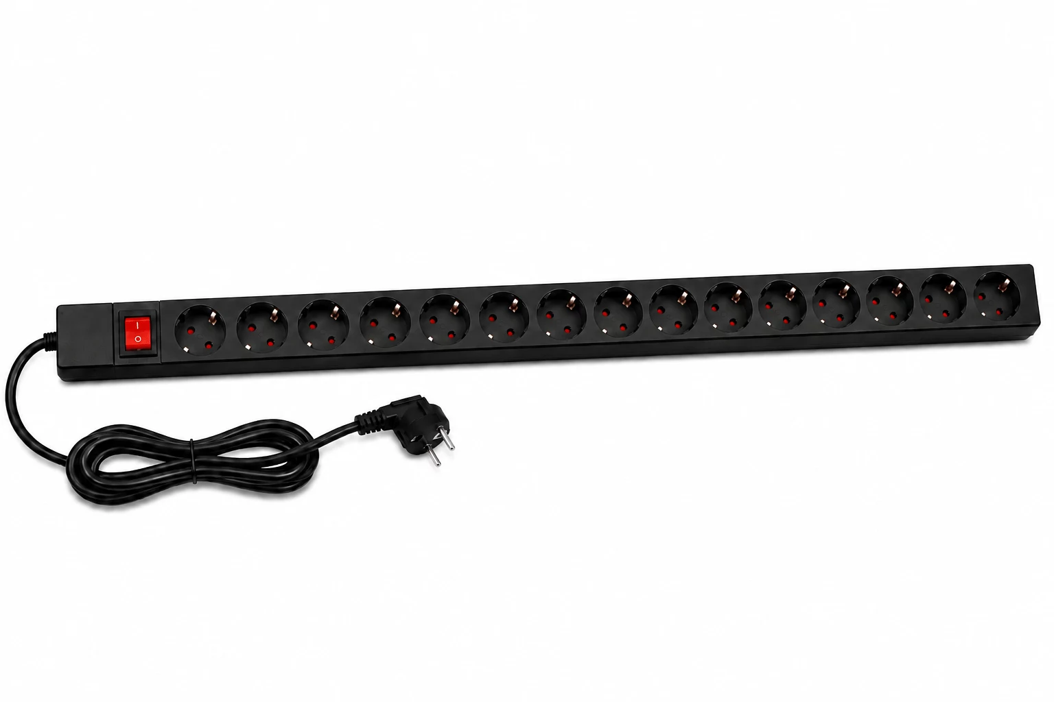 DSIT vertikālā PDU ar 15 kontaktligzdām
