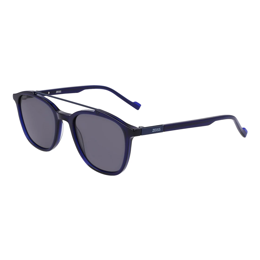 ZEISS ZS22518S-415 vīriešu saulesbrilles, melnas/pelēkas, 52-20-145