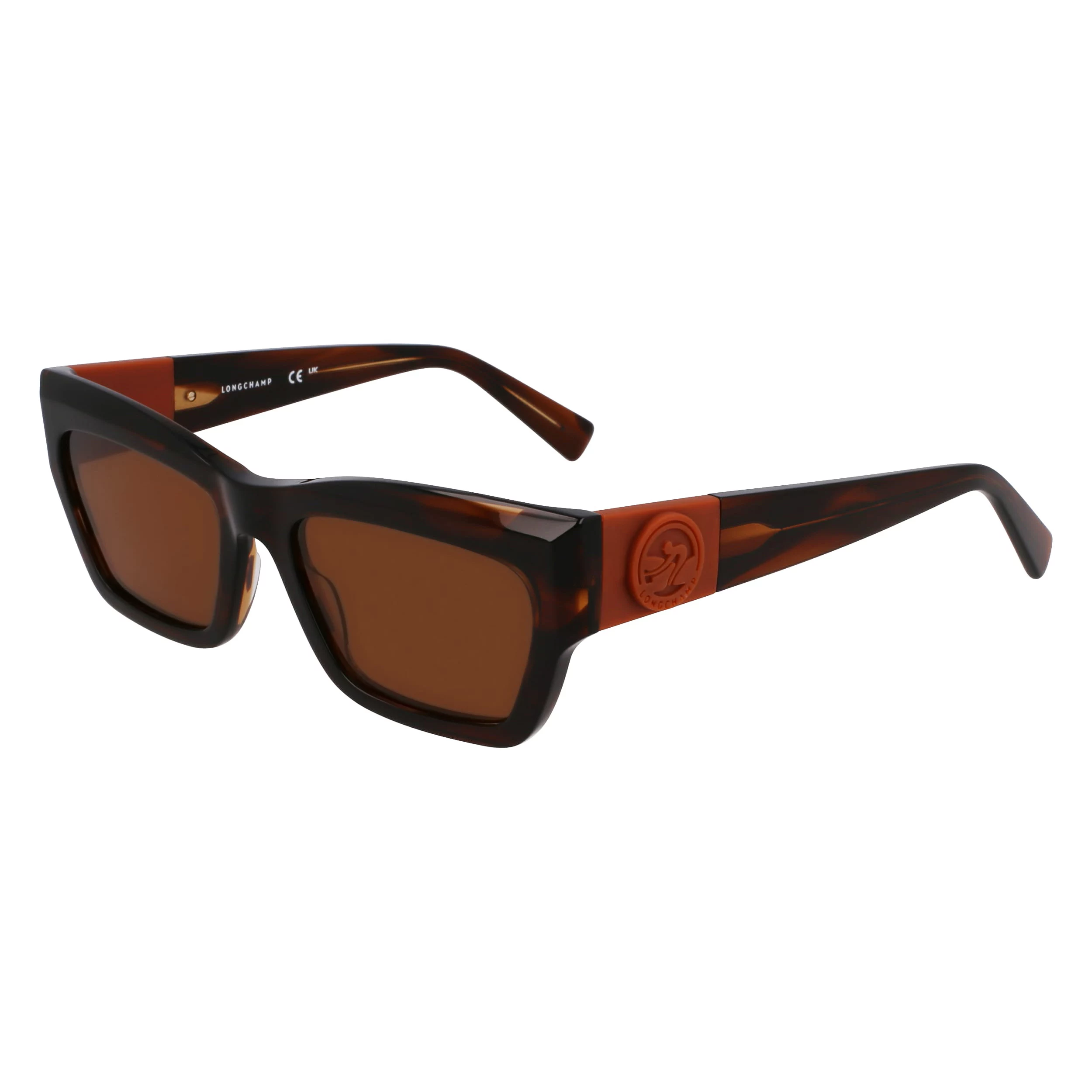 Longchamp LO763S-211 sieviešu saulesbrilles, Havana rāmis