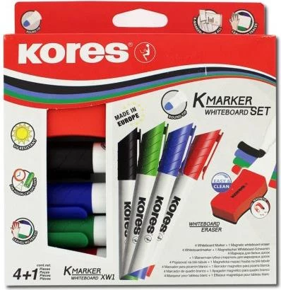 Kores Whiteboard Marker Set, 4 marķieri