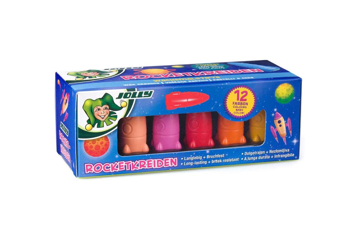JOLLY Rocket vaska krītiņi, dažādas krāsas