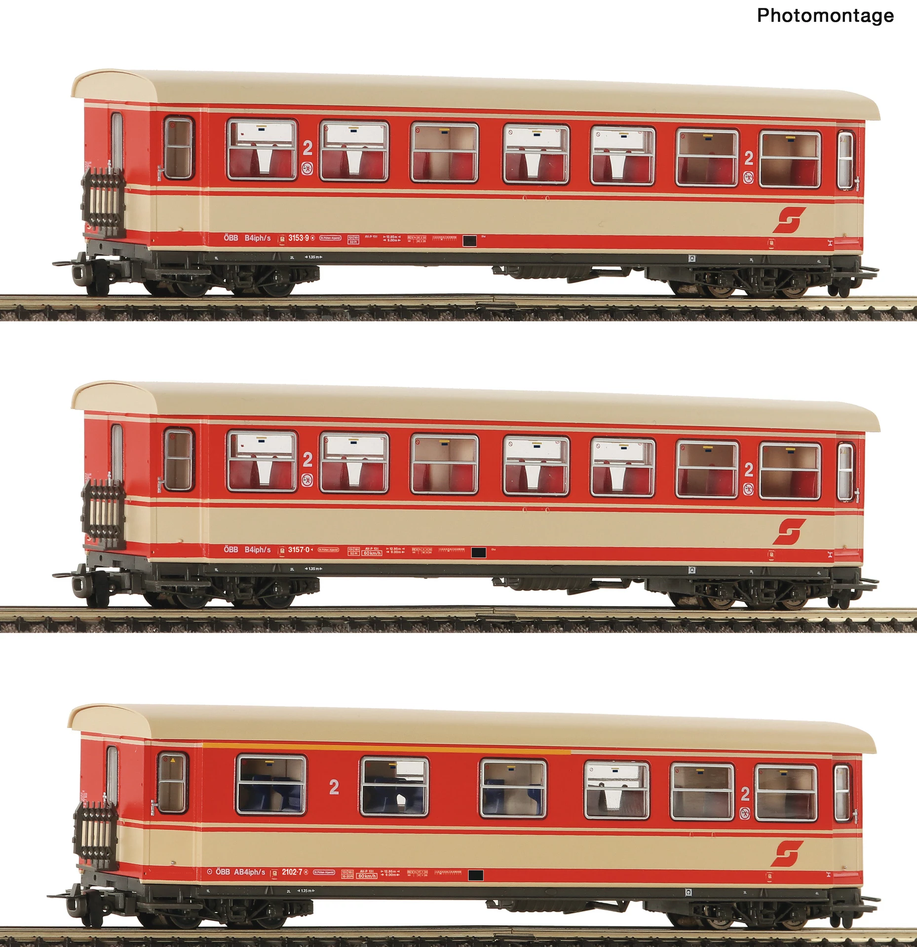 Roco 6240004 H0e 3 gabalu komplekts