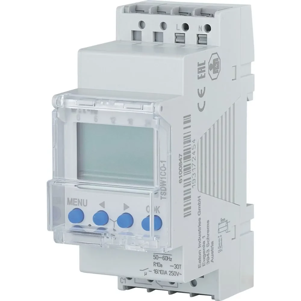 Eaton digitālais laika slēdzis 1 kanāls
