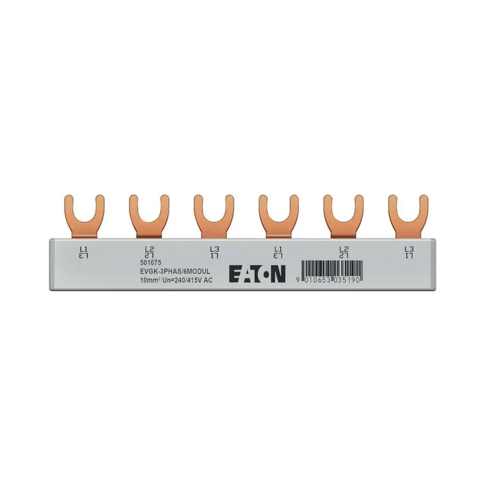 Eaton 3-fāžu dakšveida kopne EVGK-3PHAS/6MODUL 63A