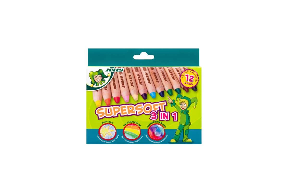 JOLLY Supersoft 3 in 1 krāsainie