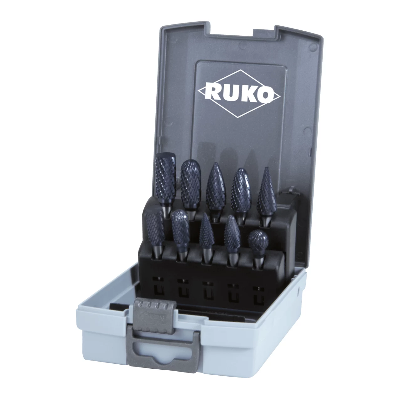 RUKO FRS 10 gabalu frēzgalvu komplekts