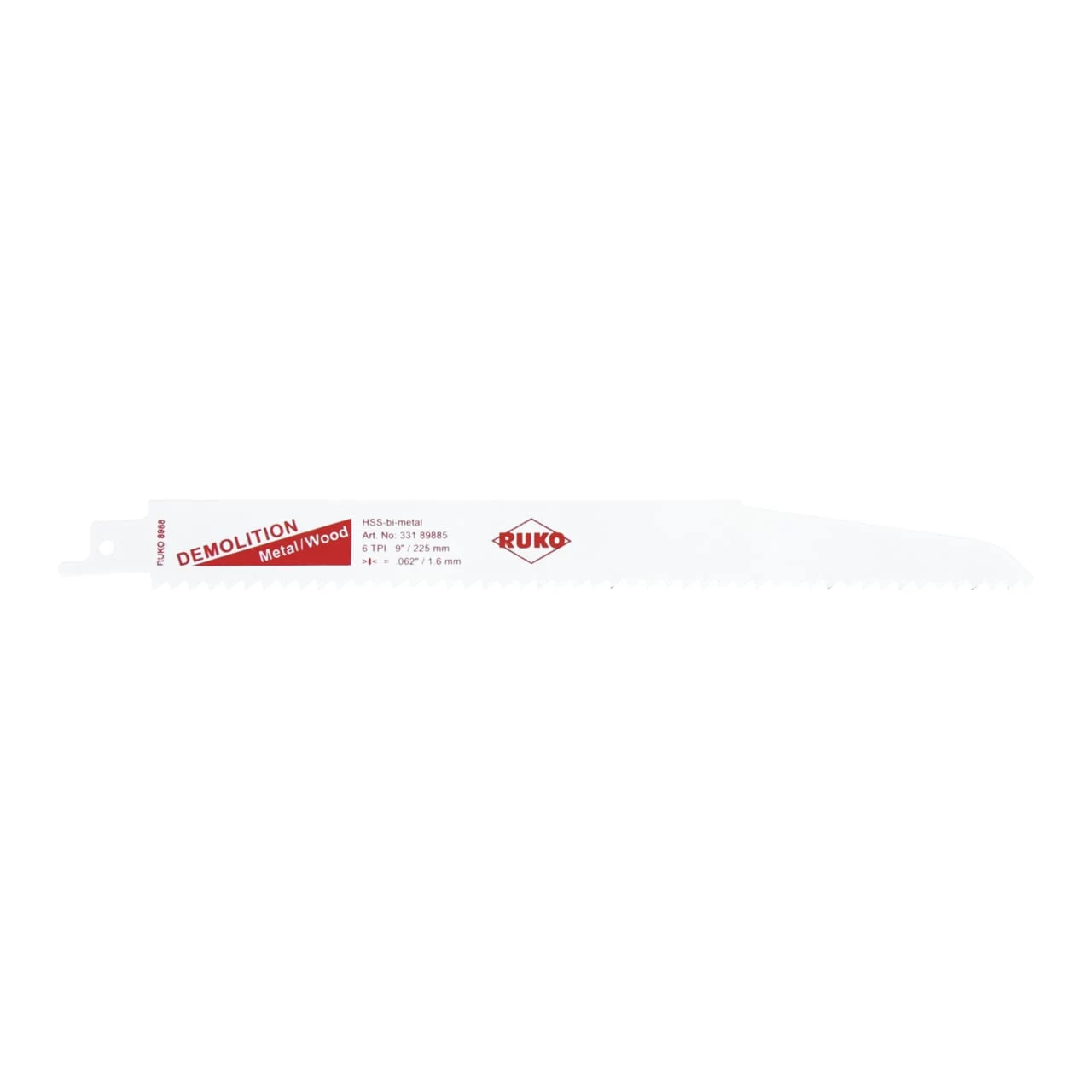 RUKO GMBH Demolition zāģa asmens 150mm