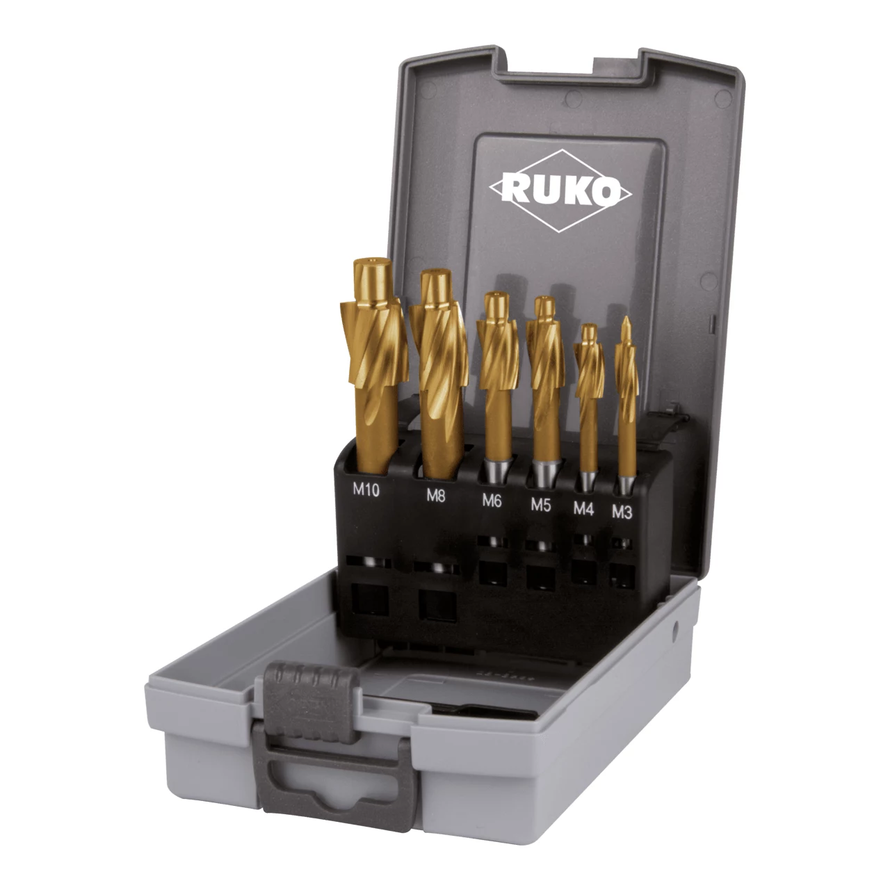 RUKO GMBH FLS-Set6tlg-TiN-f-RO plakano iegremdētāju komplekts