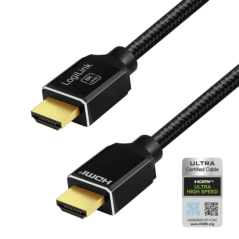 LogiLink HDMI kabelis A/M uz A/M