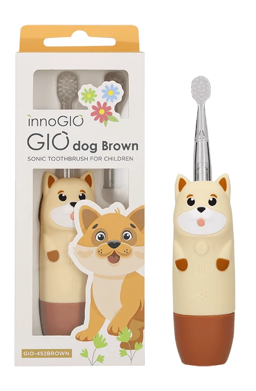 InnoGIO GIOdog 2+ GIO-452BROWN soniskā zobu