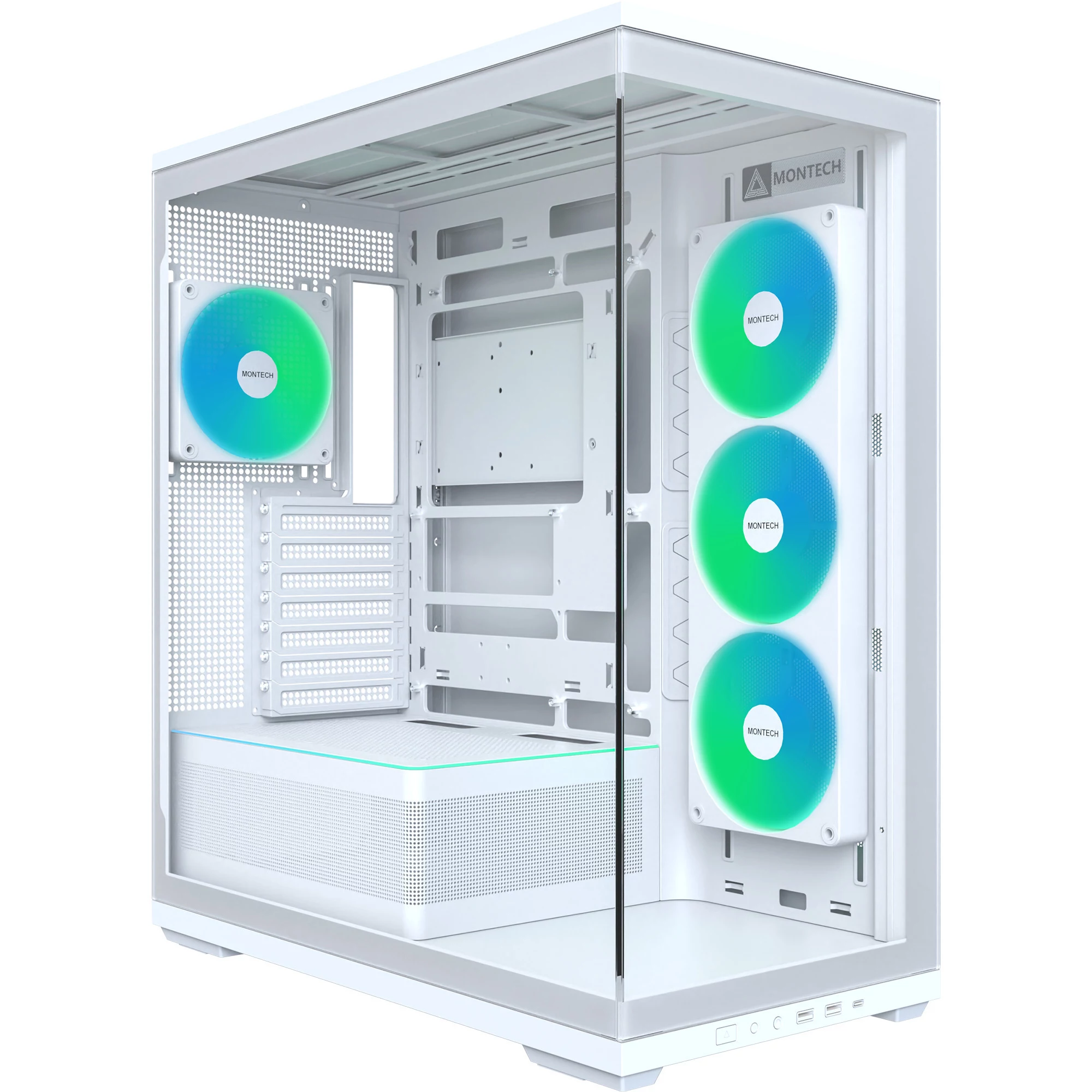 MONTECH TG3 White ATX Mid Tower