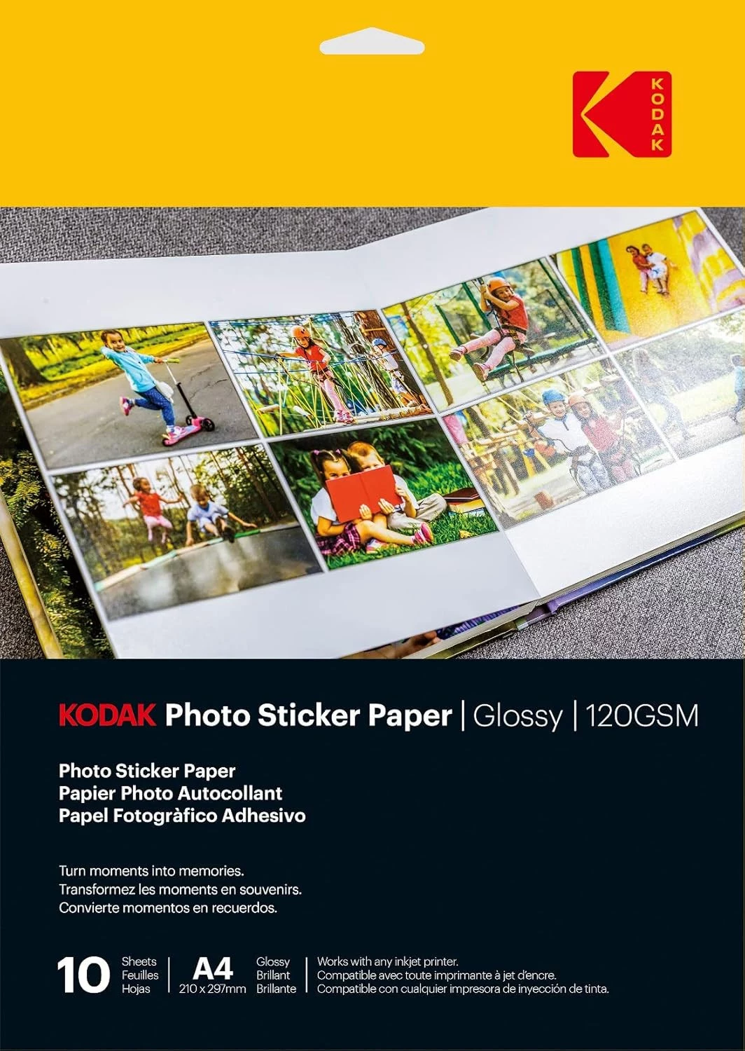 Kodak Photo Sticker Paper Gloss 120gsm