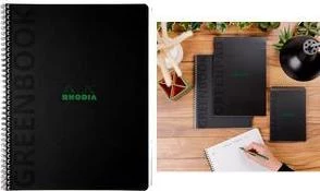 RHODIA GREENBOOK College Block A4+ ar