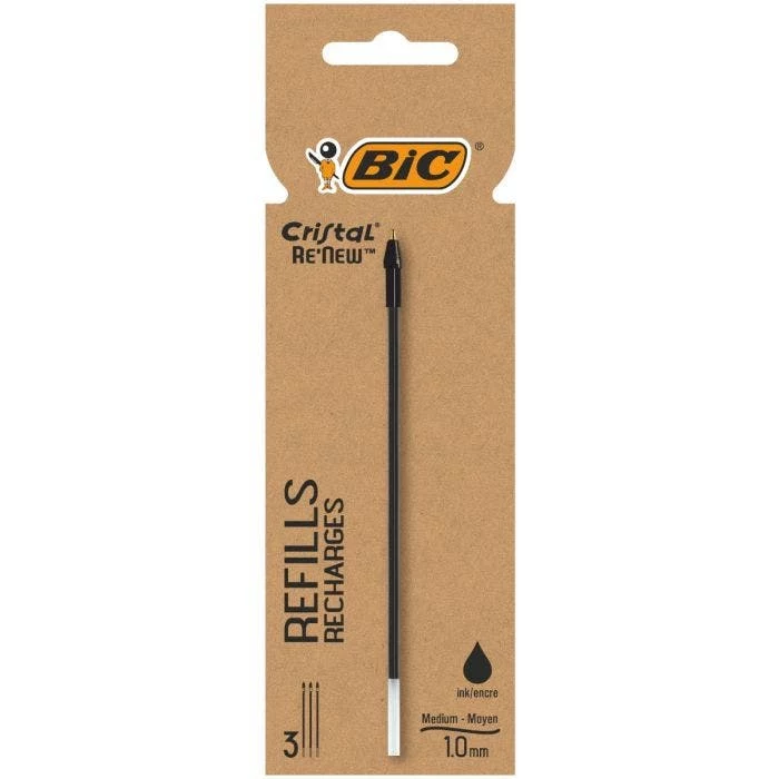 BIC Cristal RE`NEW lodīšu pildspalvas uzpilde