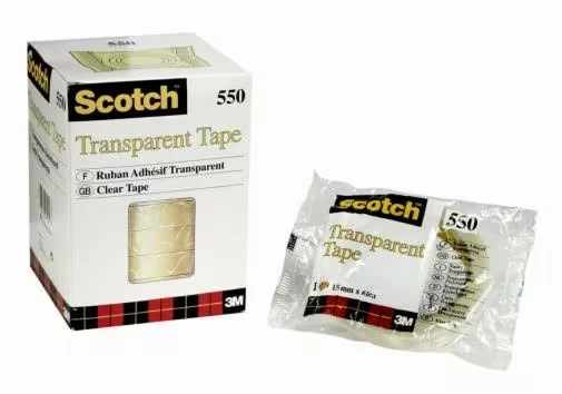 3M Scotch 550 caurspīdīga līmlente 15