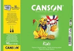 Canson Kids zīmēšanas papīra bloks A4