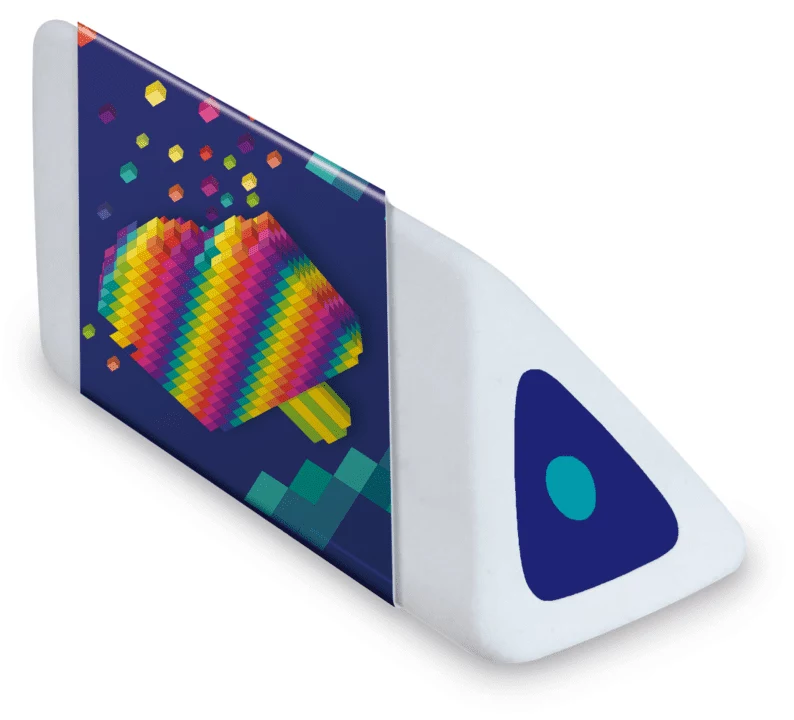 Maped Pyramide PIXEL PARTY plastmasas dzēšgumija