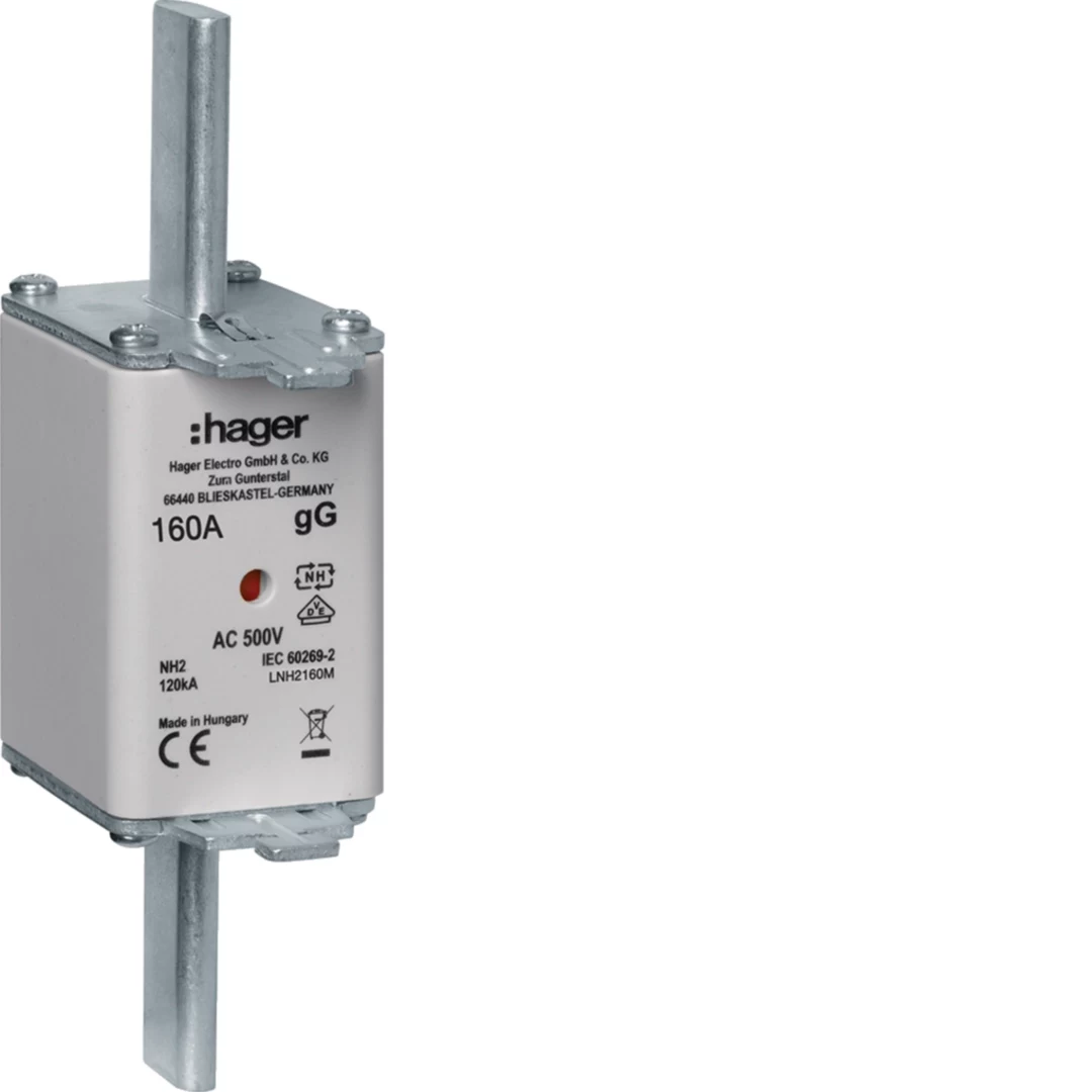 HAGER LNH2160M NH2 drošinātājs 160A 500V