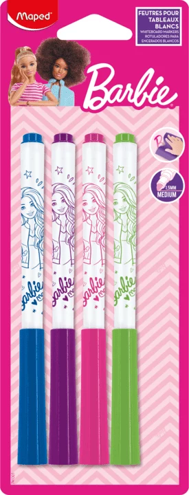 Maped Barbie baltās tāfeles marķieri, 4