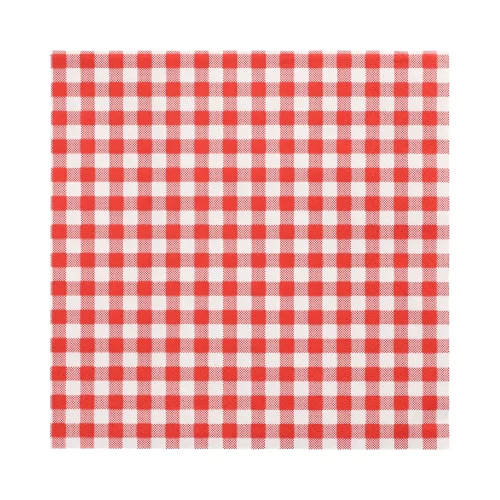 PAPSTAR Vichy Check Red papīra salvetes
