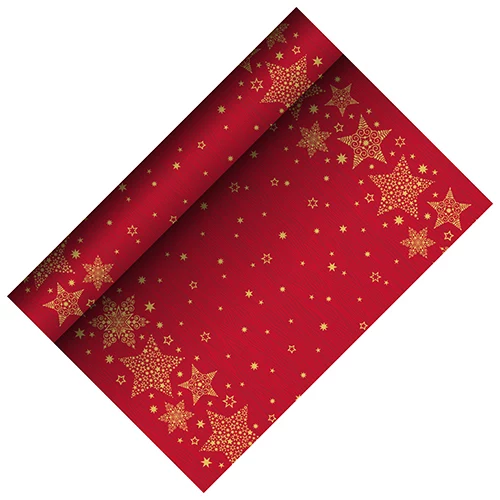 PAPSTAR Christmas Shine sarkans airlaid galda