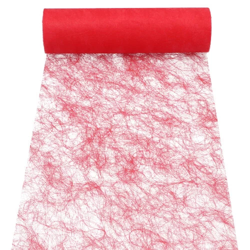 PAPSTAR Sizoflor galda celiņš/dekoratīvā lente, sarkans