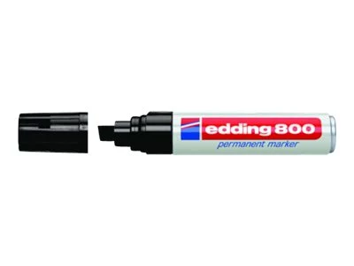Edding 800 pastāvīgais marķieris, melns 4-800-2-1001
