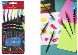 Faber-Castell sintētisko saru otu komplekts, 6