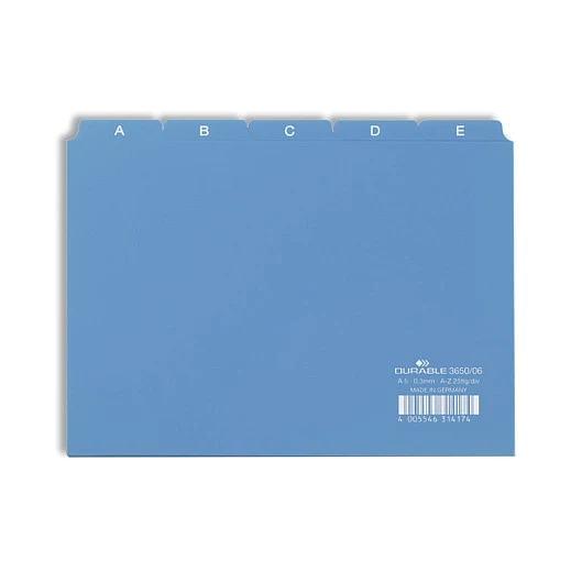 DURABLE A5 atdalītāji ar 5 A-Z