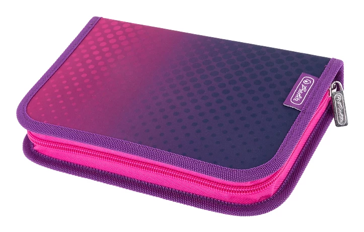 HERLITZ skolas penālis Dip Dye rozā/violets