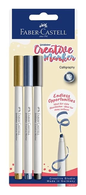 Faber-Castell Goldfaber Creative marķieru komplekts, 3