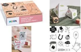 HEYDA Motif Stamp Set Luck, koka