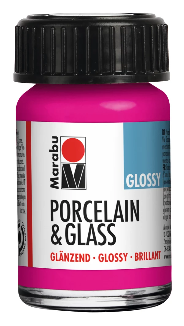 Marabu Porcelain & Glass Paint, spīdīga