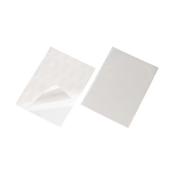 DURABLE POCKETFIX A4 pašlīmējošas kabatas, caurspīdīgas