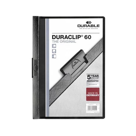 DURABLE DURACLIP 60 A4 dokumentu mape