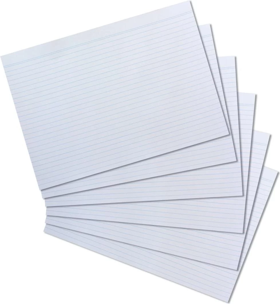 Herlitz kartītes ar līnijām DIN A4